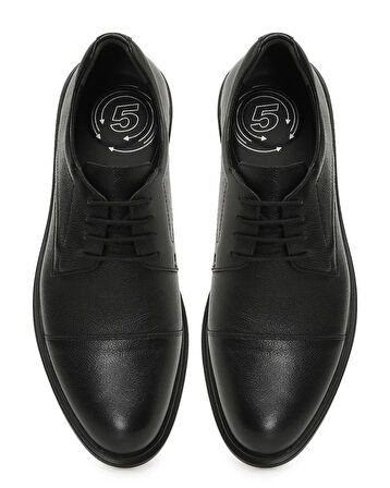 Polaris 102541 Siyah Hakiki Deri Erkek Ayakkabı