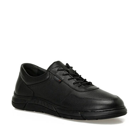 Polaris 109006 Siyah Hakiki Deri Erkek Ayakkabı