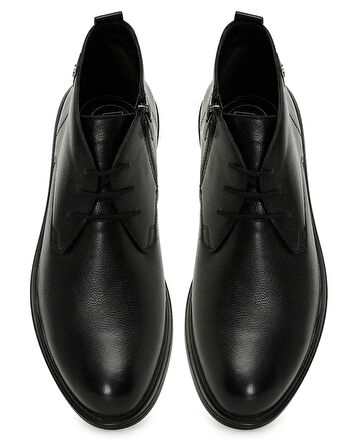 Polaris 109032 Siyah Hakiki Deri Erkek Bot