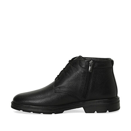 Polaris 107529 Siyah Renk Hakiki Deri Erkek Bot