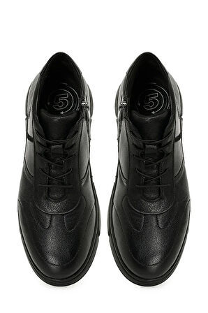 Polaris 5 Nokta 109046.M 5PR Hakiki Deri Siyah Erkek Bot SİYAH