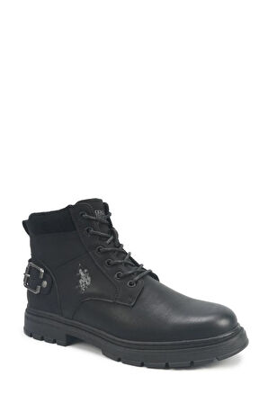 U.S. Polo Assn. WOXIC 5PR 102038387 Erkek Bot Siyah 40-45 