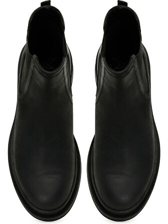 Kinetix Flemıng  Siyah Hakiki Deri Erkek Bot