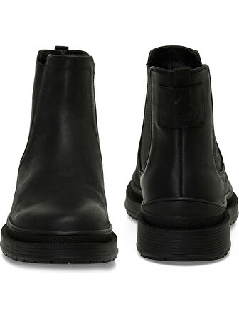 Kinetix Flemıng  Siyah Hakiki Deri Erkek Bot