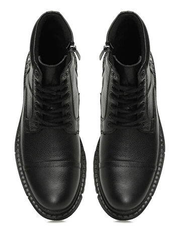 Kinetix Dıda Siyah Renk Hakiki Deri Erkek Bot