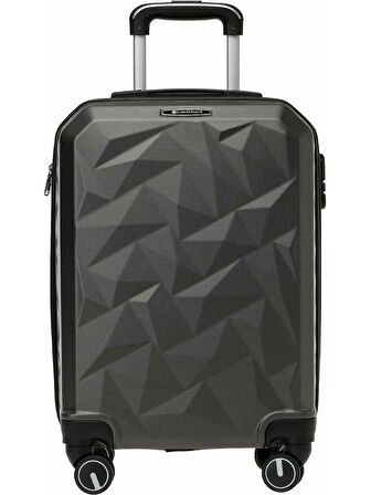 Lumberjack Hexagon Antrasıt Renk Kabin Boy Valiz