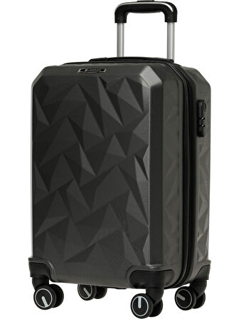 Lumberjack Hexagon Antrasıt Renk Kabin Boy Valiz