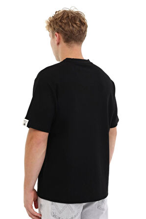 5W ML NECK 11BS60 5PR Erkek Siyah T-Shirt - 102054775
