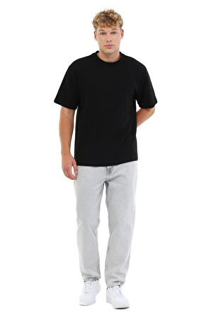 5W ML NECK 11BS60 5PR Erkek Siyah T-Shirt - 102054775