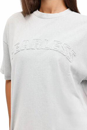 5W WL GALE 11SY788 5PR Kadın Gri T-Shirt - 102054408