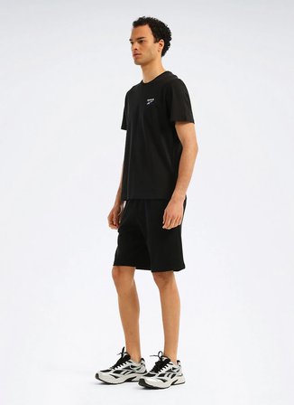 Reebok LC 6039 NEW ID REG II TEE Siyah Yuvarlak Regular Fit Baskılı Erkek T-Shirt