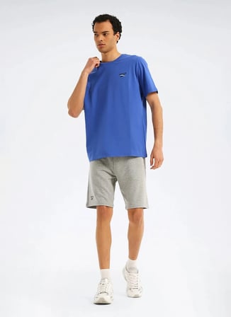 LC 6042 NEW ID REG II TEE Siyah Yuvarlak Regular Fit Baskılı Erkek T-Shirt