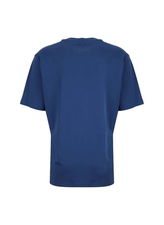 Reebok LC 6051 TUCHE TEE Mavi Yuvarlak Yaka Regular Fit Düz Erkek T-Shirt