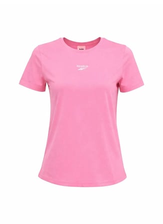 Reebok LC 6177 NEW ID CLASS REG TEE Pembe Yuvarlak Regular Fit Düz Kadın T-Shirt