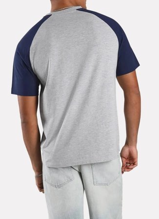 Reebok 100252915 ID RAGLAN T-SHIRT Açık Gri Yuvarlak Regular Fit Düz Erkek T-Shirt