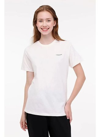 6M WB 11CT122 6FX Kadın Bej T-Shirt - 102063461