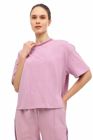 WL 11MERYBEL-TSH2 6FX Kadın Mor T-Shirt - 102203357