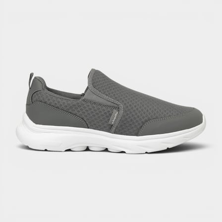Kinetix Erivo Tx Spor Ayakkabı Unisex Gri Bağcıksız Yürüyüş Ayakkabısı File