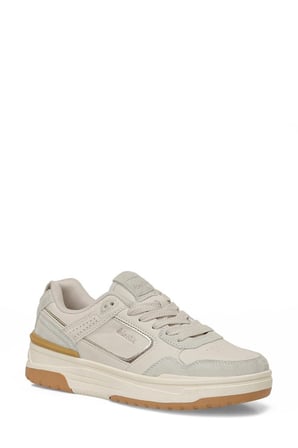 Bağcıklı Günlük Krem Kadın Sneaker Solley