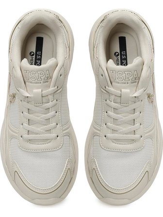 U.S.POLO ASSN ILINA 6FX BEJ COMFORT CASUAL ANATOMİK SPOR AYAKKABISI