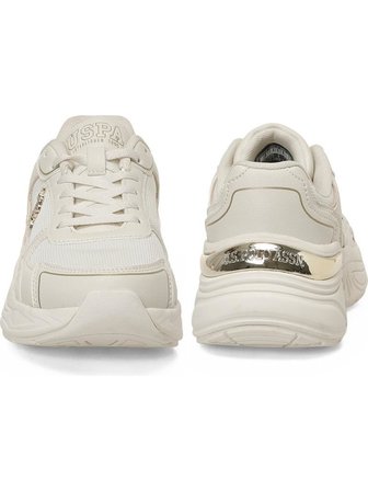 U.S.POLO ASSN ILINA 6FX BEJ COMFORT CASUAL ANATOMİK SPOR AYAKKABISI