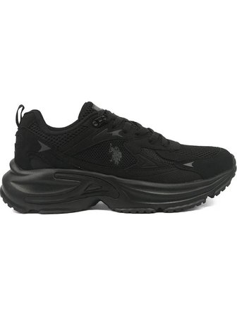 U.S.POLO ASSN AITOR 6FX SİYAH COMFORT ANATOMİK UNİSEX SPOR AYAKKABISI