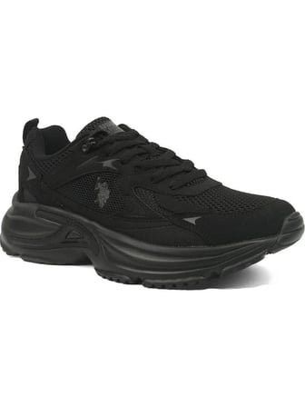U.S.POLO ASSN AITOR 6FX SİYAH COMFORT ANATOMİK UNİSEX SPOR AYAKKABISI