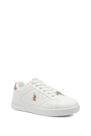 U.S. Polo Assn. 1021577786 6P Exxy 6FX Kadın Klasik Sneaker Beyaz