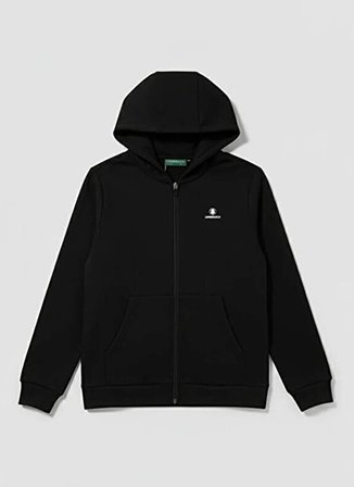 Lumberjack Siyah Erkek Çocuk Sweatshirt 102204411-6M Kids SN72 FZ Hoodie