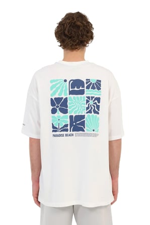 ML RAVON 11HL-202 KIRIK BEYAZ Erkek Kısa Kol T-Shirt