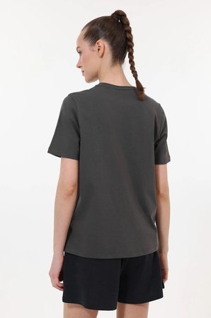 6M WL 11POWER 6FX Kadın Antrasit T-Shirt - 102239882