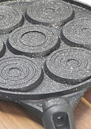 Waffle Tavası - Döküm Pankek Tavası - 27 CM
