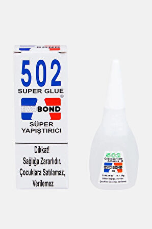 EVO BOND 502 SÜPER GLUE JAPON YAPIŞTIRICI ORJİNAL TAYVAN ÜRETİM