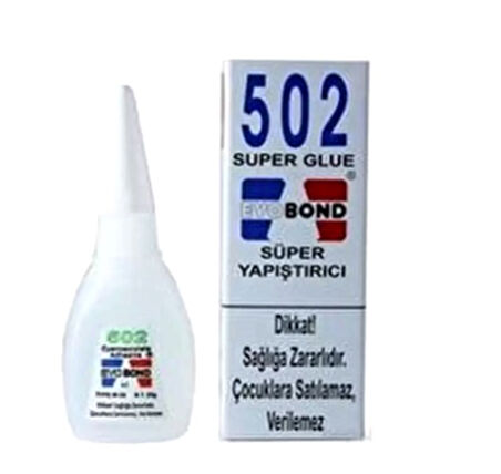 Evobond 502 Japon Yapıştırıcısı 20Gr Orijinal ürün - 1 adet