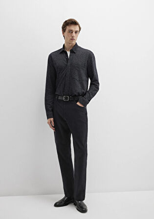 Siyah Kadife Pantolon 0010509-900