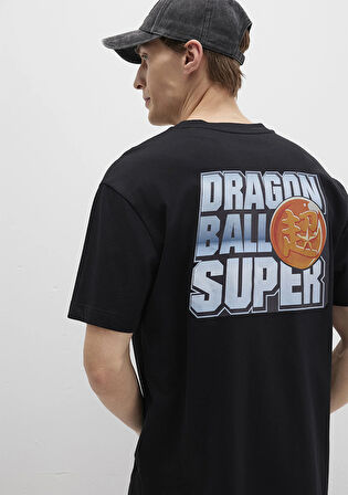 Dragon Ball Baskılı Siyah Tişört 0612932-900