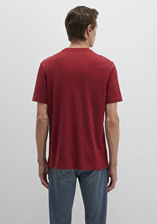 Mavi İstanbul Baskılı Kırmızı Tişört 0612274-89065