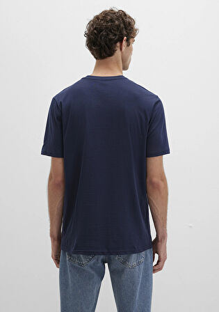 Mavi Baskılı Lacivert Tişört 0612935-70490