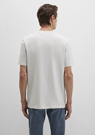 Mavi Logo Baskılı Gri Tişört 0612936-80192