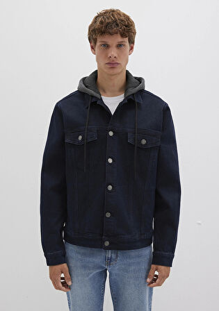 Mavi 0112808-90770 Brandon 90lar Mürekkep Mavisi Jean Ceket