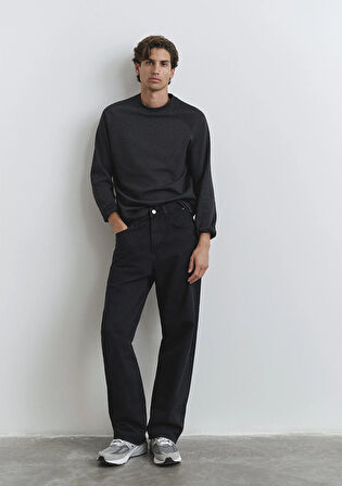 Atlanta Street Yıkamalı Kuzguni Siyah Jean Pantolon 0010305-90980