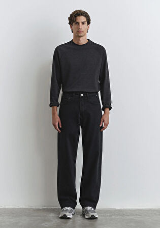 Atlanta Street Yıkamalı Kuzguni Siyah Jean Pantolon 0010305-90980