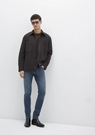 James Mavi Black Puslu Mürekkep Mavi Jean Pantolon 0042490667