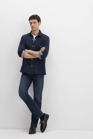 Hunter Lux Black Puslu Koyu Mavi Jean Pantolon 0020290825