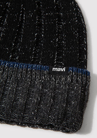 Yün Karışımlı Siyah Bere 0912003-900