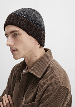 Yün Karışımlı Gri Bere 0912003-24674