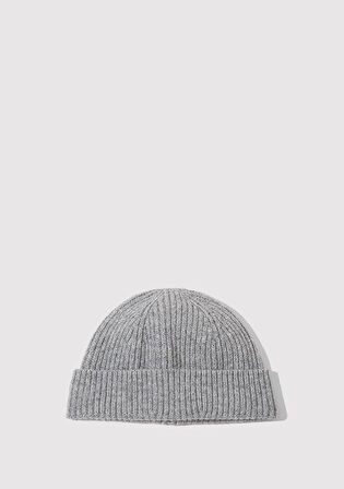 Yün Karışımlı Gri Bere 0912010-23854