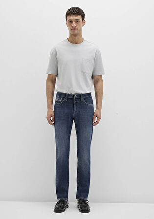 Marcus Mavi Premium Vintage Koyu Mavi Jean Pantolon 0035190652