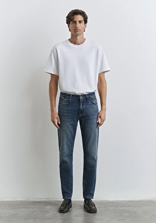 London Regenarative Koyu Mavi Jean Pantolon 0010172-90981