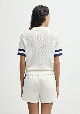 Beyaz Triko Polo 1710750-620